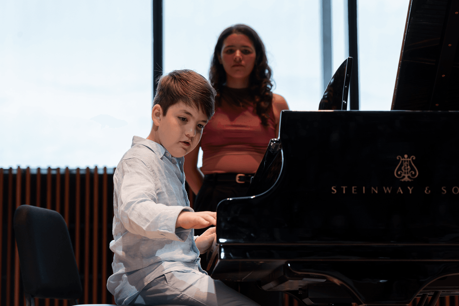 Student at Recital