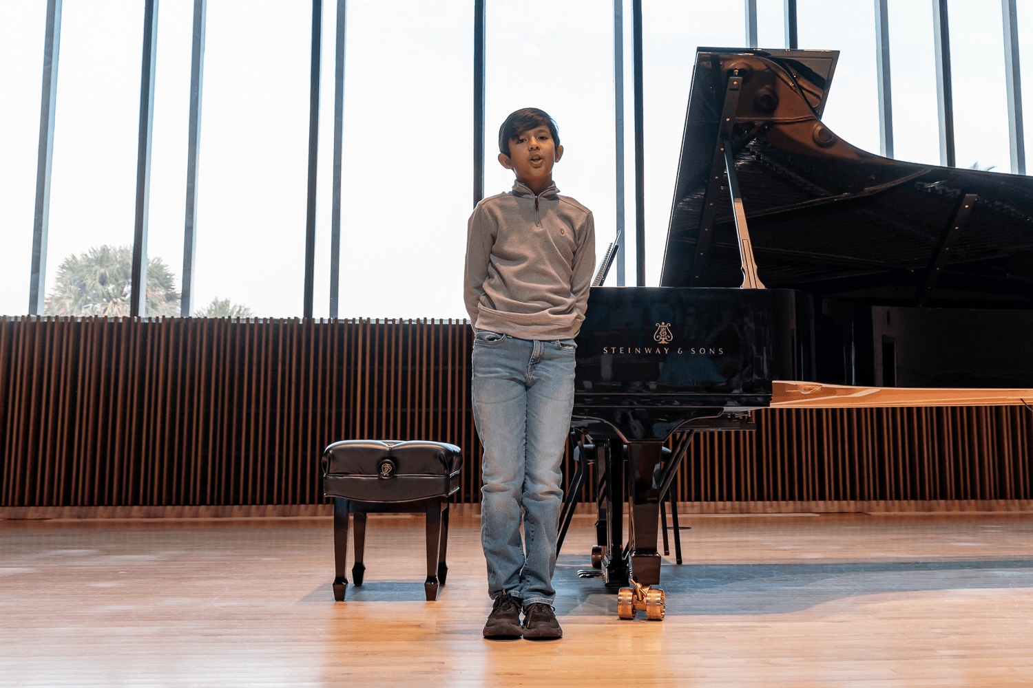 Student at Recital