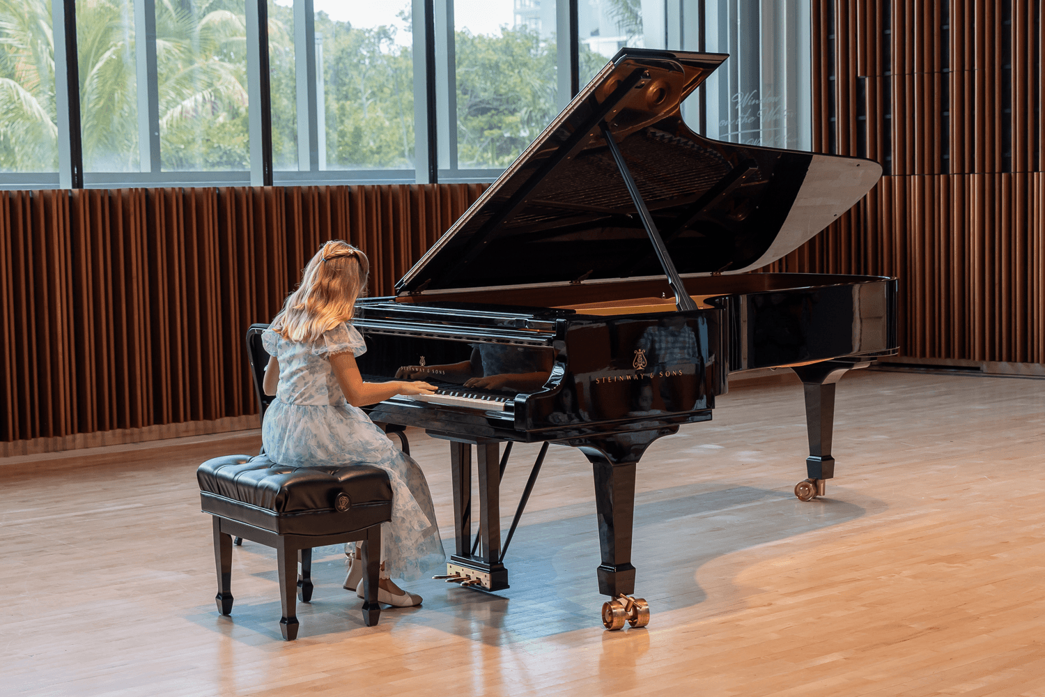 Student and Teacher at Recital