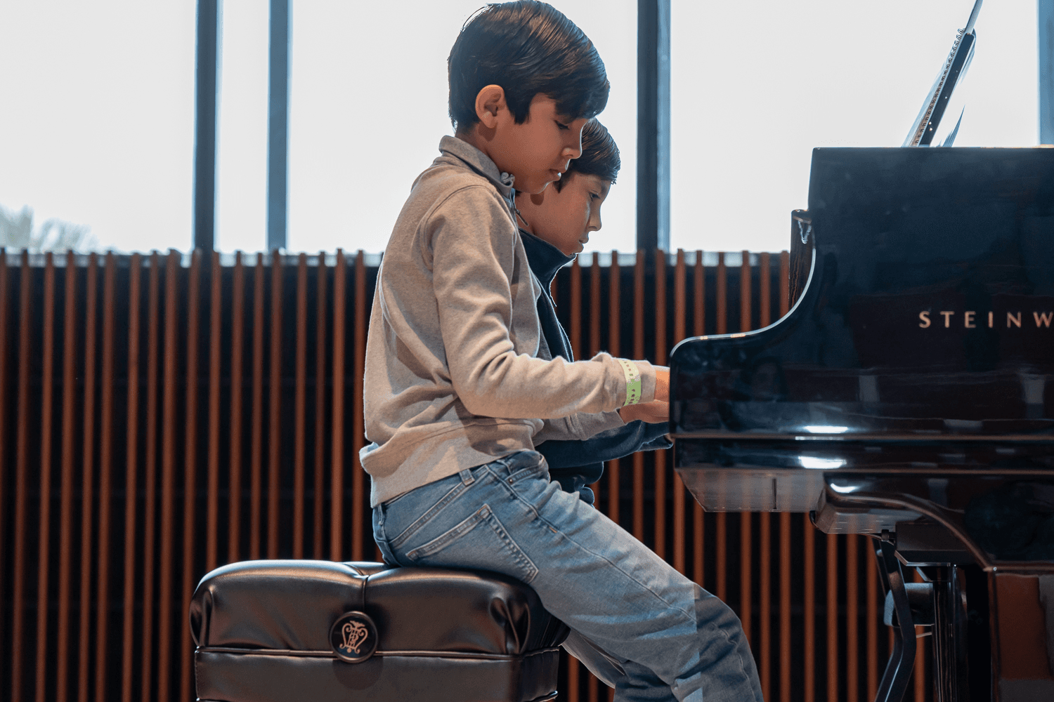 Student and Teacher at Recital